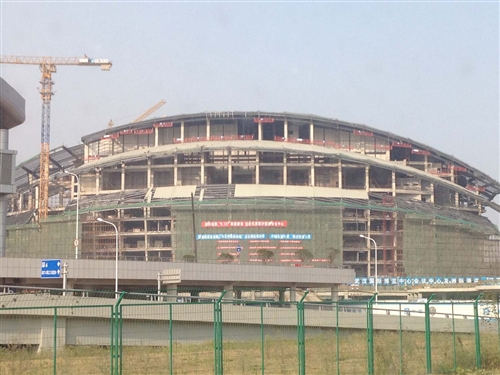 武漢國際博覽輕質(zhì)隔墻板工程