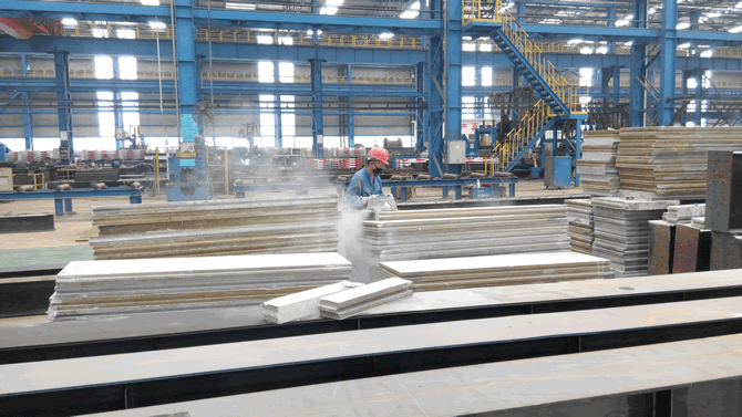 武漢隔墻板案例 湖北隔墻板施工案例 輕質(zhì)隔墻板在工廠中的施工案例